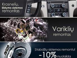 Variklių remontas Šeškinėje. Techninė apžiūra