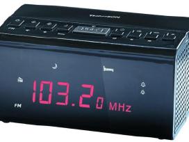 Skaitmeninis Fm radijas su laikrodžiu, žadintuvu