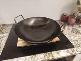 Angilnio plieno Wok keptuvė 40cm