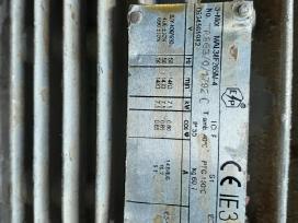 El variklis 7,5 kw 1450 aps, grezimo staklės