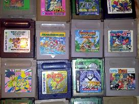 Originalūs Nintendo Gameboy žaidimai