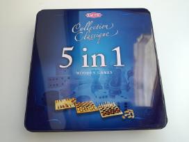 5 in 1 stalo žaidimai (penki viename)