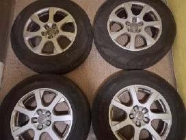 Audi ratlankiai 5x112 su vasarinėm padangom R17