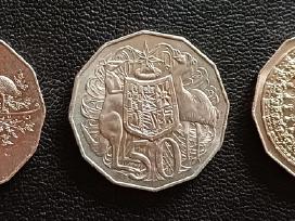 50 centų Australija 3 vnt.