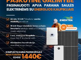 Hibridinės saulės elektrinės komplektas