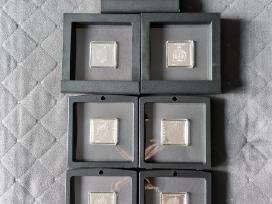 7 gryno sidabro monetos 1oz Ag999