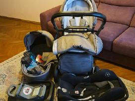 X-lander X-pulse 3in1 vežimėlis + Familyfix bazė
