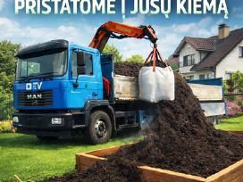 Kompostinė žemė Kaune ir Kauno rajone