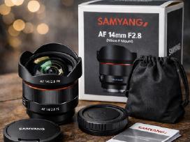 Samyang Af 14mm F2.8 (Nikon F mount) – kaip naujas