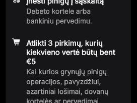 Revolut kortelė dovanų, laisvas prisijungimas