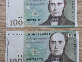 2000 metų 100 litų gražūs apyvartiniai