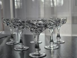 Vintažinės Spiegelau krištolinės taurelės 6 vnt