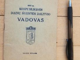 1955 m. Dainų šventės dalyvio vadovas