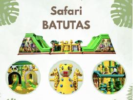 Pripučiamų batutų ,žaidimų aikštelės nuoma