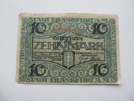 10 markiu , Frankfurt Vokietija , 1918