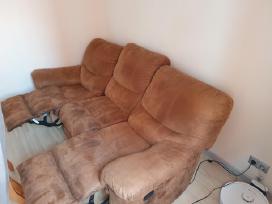 Trivietė sofa reglaineris