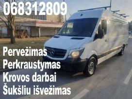 Perkraustymas,pervežimas,krovos darbai,šiukšlių
