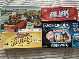 Alias, junior alias, gyvenimo žaidimas, monopolis