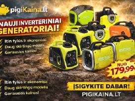 Benzininiai elektros generatoriai 179.99€ Akcija!