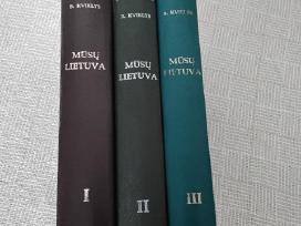 Mūsų Lietuva (i-II-III tomai) Bronius Kviklys