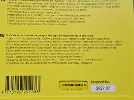 Nauja Pildyk ir Labas sim kortelė 7€