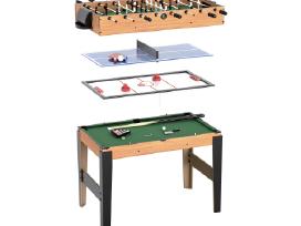 Daugiafunkcinis žaidimų stalas 4 in 1, 107 cm x 61