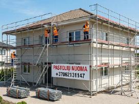 Fasadinių pastolių stelažų nuoma Kaune, Kaunas