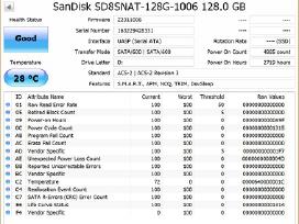 Naudoti M.2 SSD 128 GB talpos