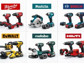 El. įrankių remontas Dewalt, Makita, Bosch, ir kt.