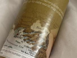 Scratch the world map