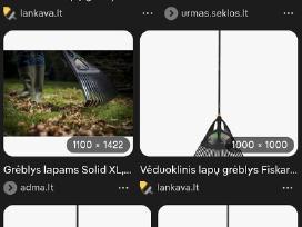 Fiskars solid XL lapų grėblys