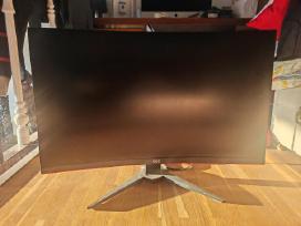 Aoc zaidimui isgaubtas monitorius 32" istrizaine