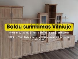 Baldų surinkimas Vilniuje – Ikea, Jysk, Baldai1