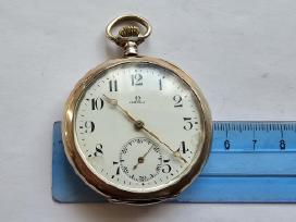 Omega sidabrinis kiseninis laikrodis