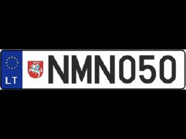 Nauji valstybiniai numeriai Nmn050