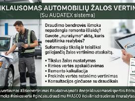 Nepriklausomas automobilio žalos vertinimas