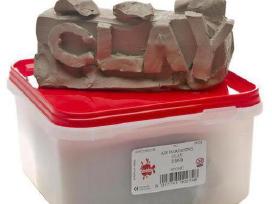 Ore kietėjantis molis 2,5 kg, rudos spalvos, Scola