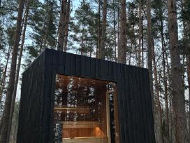 Nauja moderni pirtis – paruošta naudojimui