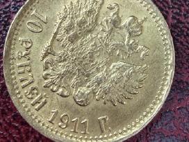 10 auksinių rublių 1911 metai