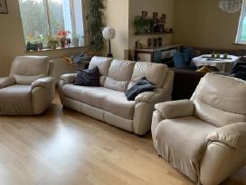 Magrė baldų sofa ir foteliai