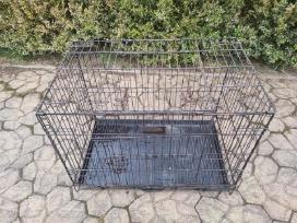 Metalinis narvas šunims su 2 durelėmis – sulanksto