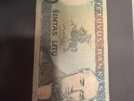 100 litų 1991 metų banknotas