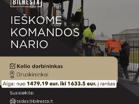 Ieškome kelio darbininko (skubiai)