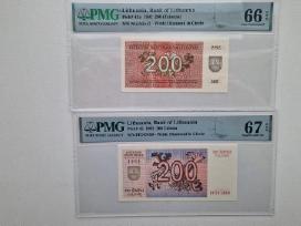 Sertifikuoti 200 talonu banknotai 1992m. ir 1993m.