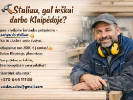 Labai ieškome stalių Klaipėdoje!