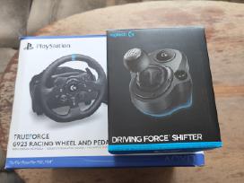 Logitech G923 žaidimų vairas su pedalais + shifter