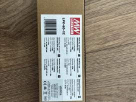 Naujas LED maitinimo šaltinis Mean Well Lpv-60-12