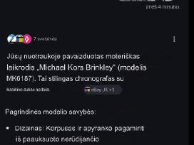 Michael kors laikrodziai