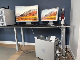 Mac Pro + 2 monitoriai (30 Apple Cinema) 32gb RAM