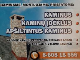 Kaminai ;Pristatomi Kaminai; Ideklai; Indeklai
